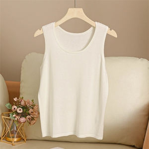 2025年秋季单件套头宽松型吊带时尚百搭纯色简约大方，女装背心吊带，贵皇羊绒四店