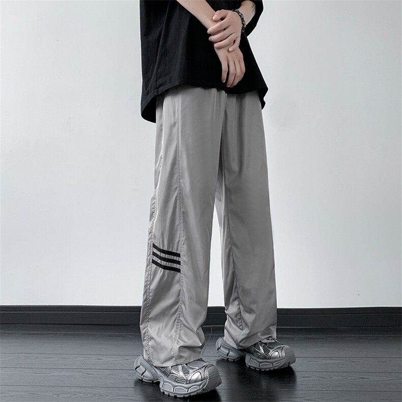 B221 美式ins街头hiphop休闲情侣宽松运动裤子 LK23117-P60 控78图片