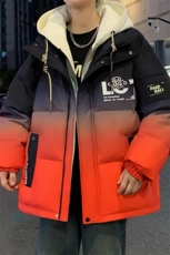 新标50绒羽绒服冬季加厚保暖男士连帽外套带，男装羽绒服，星座1206（原A206）