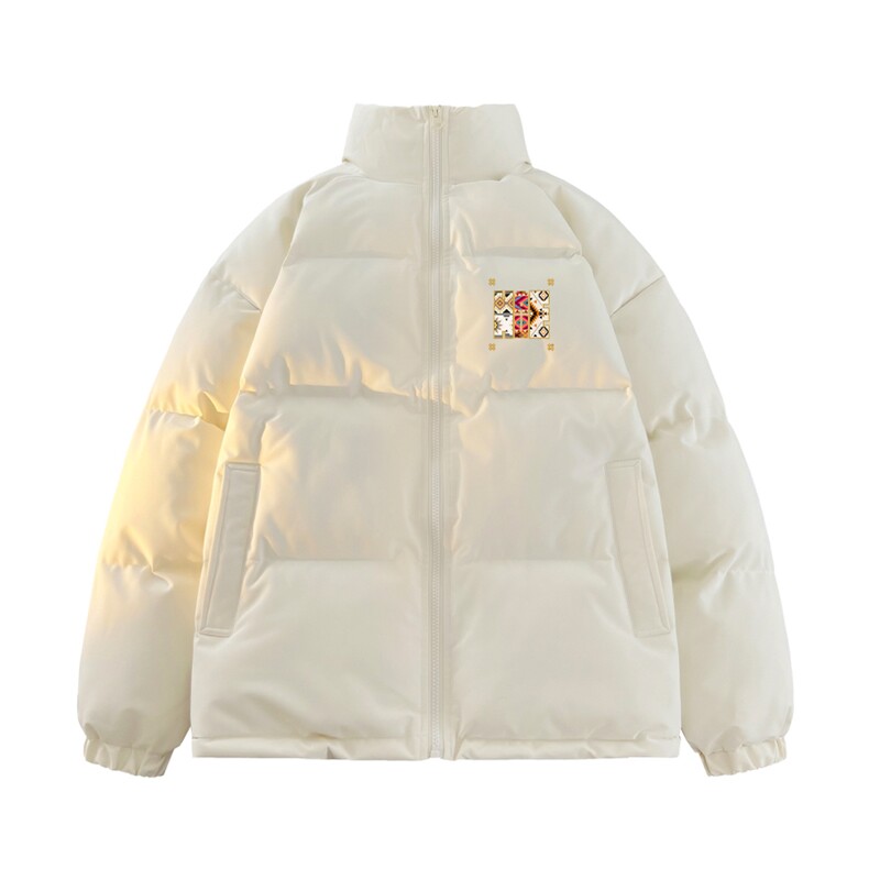 2024冬季新款港风摆拍大码印花立领棉衣M-5XHM24549-16-特P50,男装棉衣,电商A022