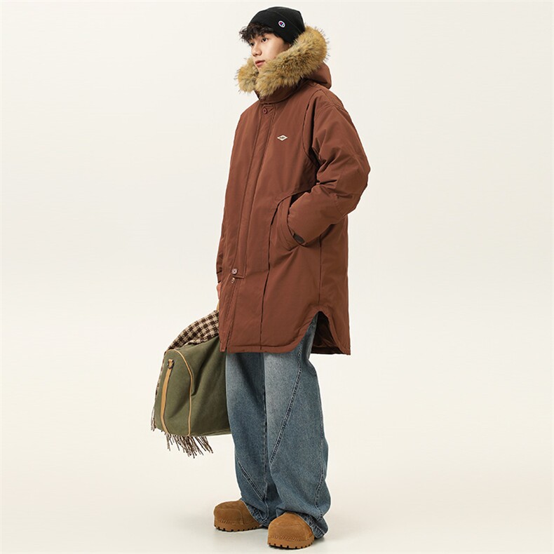 2025冬季新款男日系潮牌立领白鸭绒羽绒服加厚外套棉衣YR82-F335，男装羽绒服，电商A101（原外27）