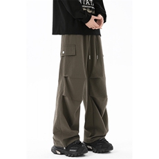 人气高品质重磅刺绣宽松男直筒工装休闲裤X416B-1-KL908-P45限68，男装工装外套，星座416B-1