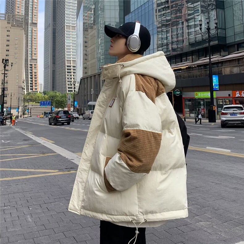 1506-1/M53101/P69潮牌冬季新款连帽棉服男防寒面包服情侣外套,男装棉衣,星座1506-1