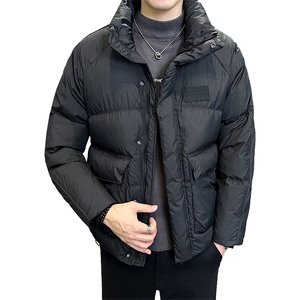2025新标90白鸭绒高品质店主风纯色休闲羽绒服男外套23803-P260图片