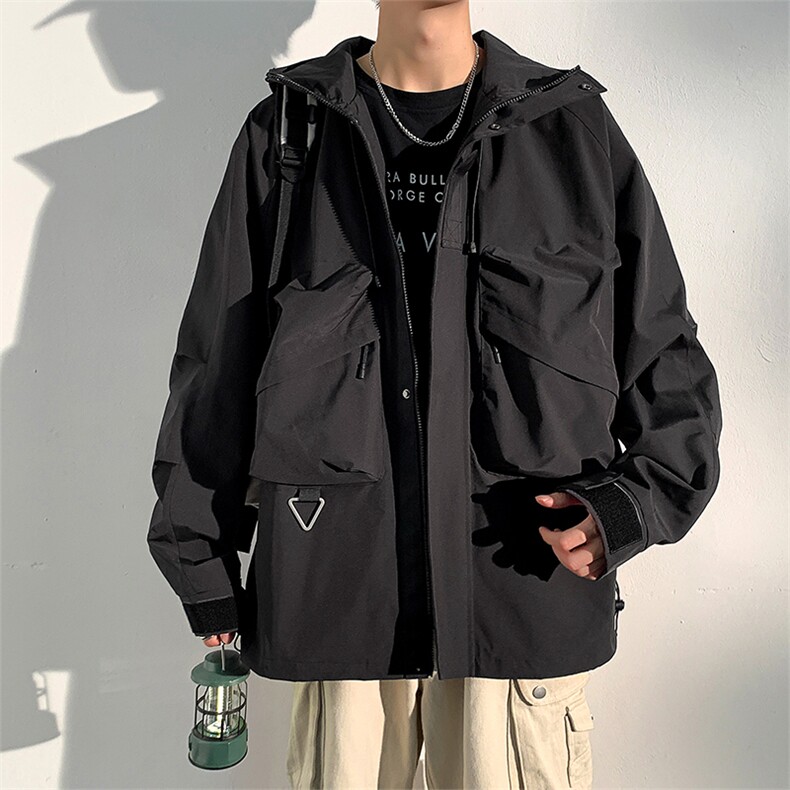 春秋季新款高品质休闲工装潮牌百搭夹克男士JK7015-P85,男装夹克,星座1204