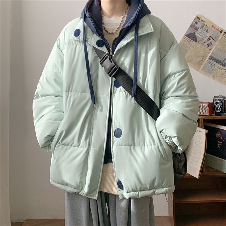 1506-1/M325/P88假两件棉衣男冬季加厚棉袄学生羽绒棉服外套1,男装棉衣,星座1506-1