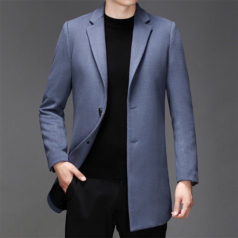 SJMS5903秋冬2023年男士新款毛呢大衣羊毛外套呢子外套P185,男装毛呢大衣,电商B360