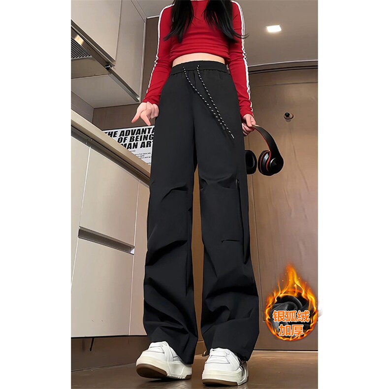 骑行防泼水拉链保暖银狐绒中性风宽松冲锋裤K5667J加绒-特P38控68,男装棉衣,电商A001