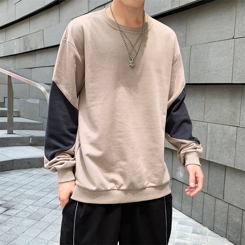 2021初春新款卫衣圆领套头潮牌宽松外套男士DT,男装卫衣,电商A102