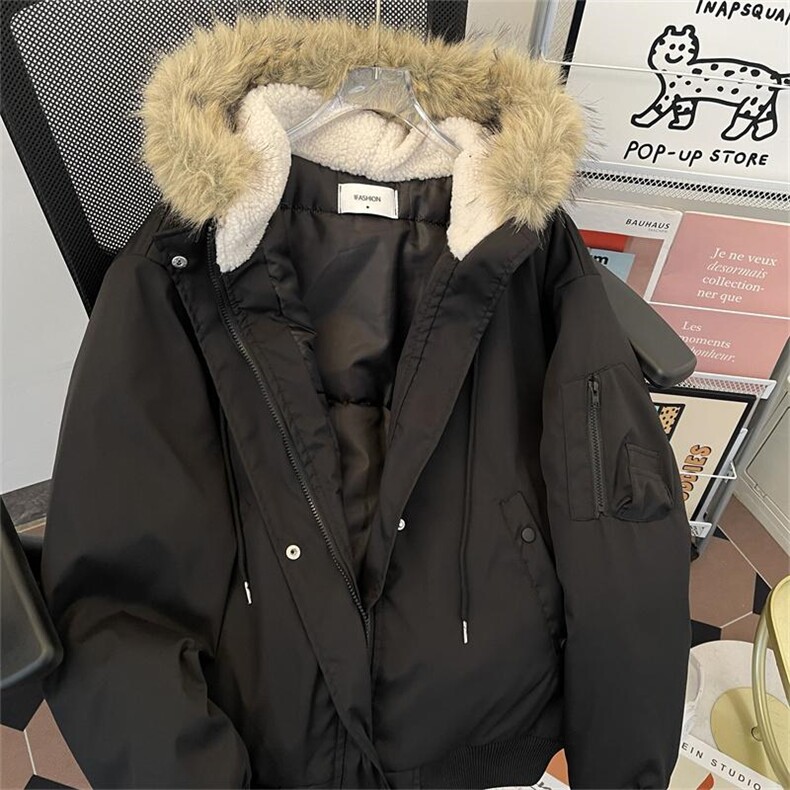 1506/QM61050/P92毛领派克服保暖棉衣,男装棉衣,星座1506