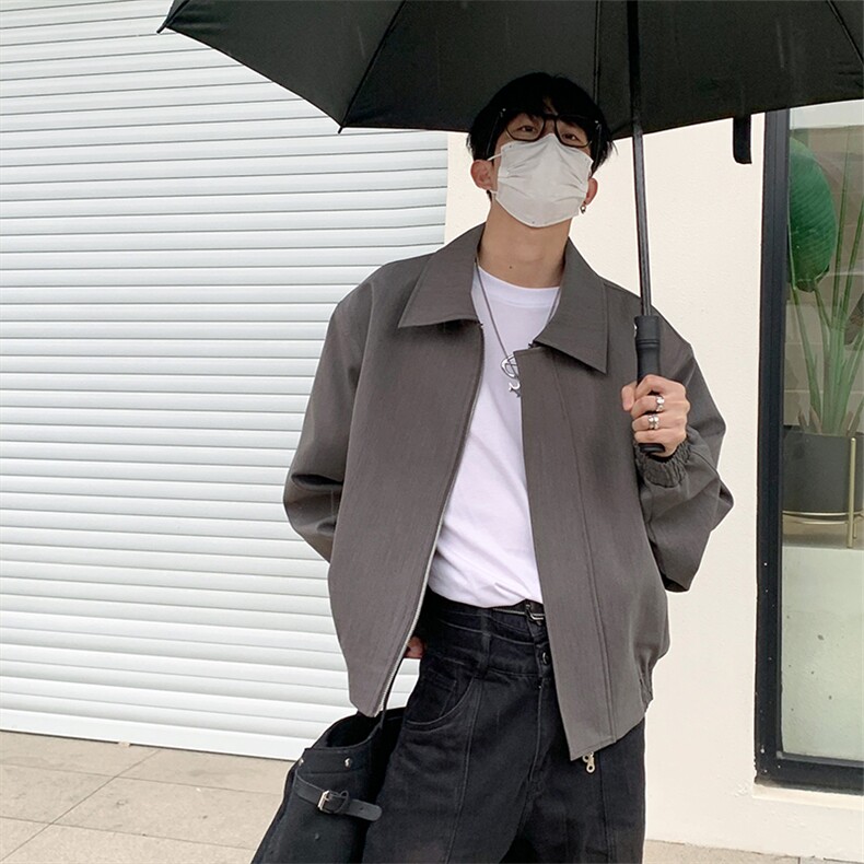 特P88无差价新款百搭拉链春秋时尚夹克外套-HJ5702 港风图片