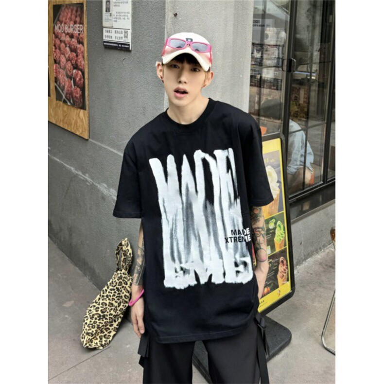 260克夏季潮牌印花短袖-P28,男装T恤,星座313A(原308A-2)
