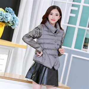 时尚显瘦短款棉服女冬季新款韩版修身加厚保暖外套女装棉衣图片