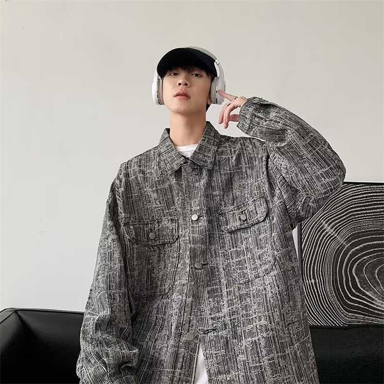 秋季青春流行男夹克文艺潮外套 J2326 P68图片