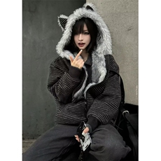小香风针织卫衣外套男女轻奢复古高级感情侣装上衣MS6034，女装短外套，星座1116A（原606A-3）