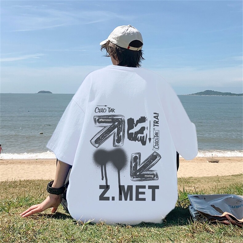 230g重磅纯棉!夏季短袖t恤男半袖男DSA028-MDT23L18-P25,男装T恤,电商A028