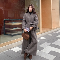 毛呢羽绒服50%羊毛5663-P315-K468-上衣羽绒内胆-裤子加厚-套装，女装套装/套裙，2C275