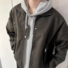 美式复古飞行员夹克外套男款春秋季高级感痞帅小众高街vibe棒球服，男装夹克，星座506A