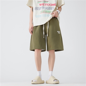 抖音品质夏季新款舒适字母印花宽松短裤B315-K24155-特p30控58