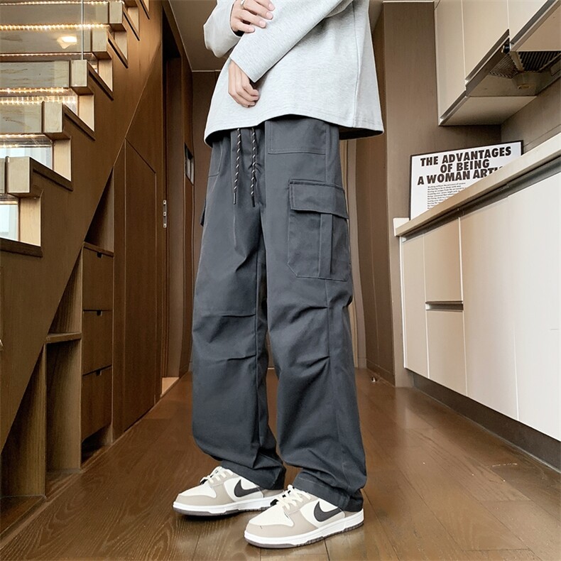 现货！秋冬男士大码工装裤冲锋裤宽松休闲裤K76-特批38-控68,男装休闲裤,星座617B