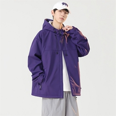 高品质现货冲锋衣外套男2025春季新款宽松连帽工装夹克JK223-P93，男装夹克，星座308B-2