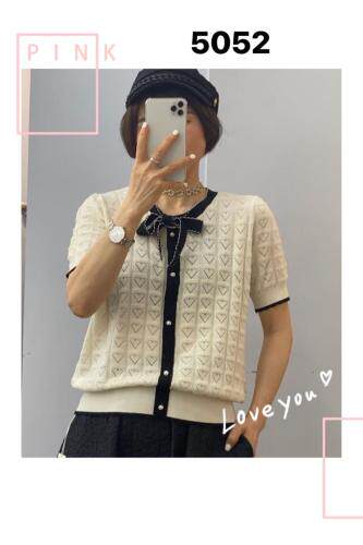 夏季天丝棉针织短袖图片