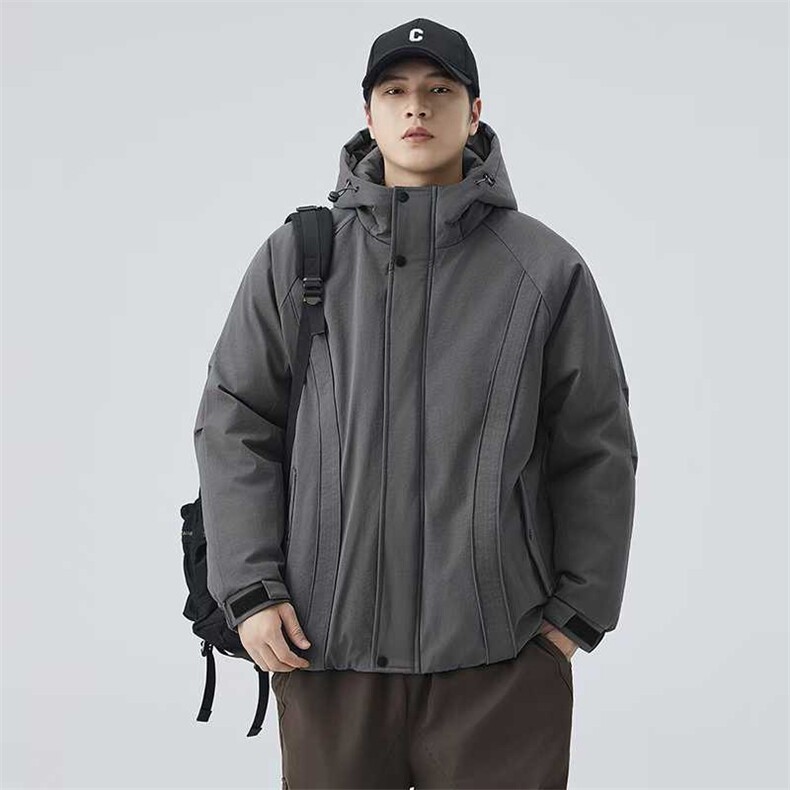 C9732025连帽秋冬拼接结构休闲运动棉服P160,男装棉衣,星座911-2(原星座613-2）