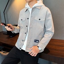 灯芯绒夹克男2021春秋季新款百搭休闲外套潮牌DF53T，男装夹克，电商A102