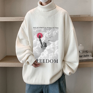 控68高领毛衣男士大码内搭毛线衣男 GM45326-P45加绒款-P65图片