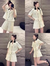 弹力牛仔套装，女装职业装，妤沫 Yumo(4F)