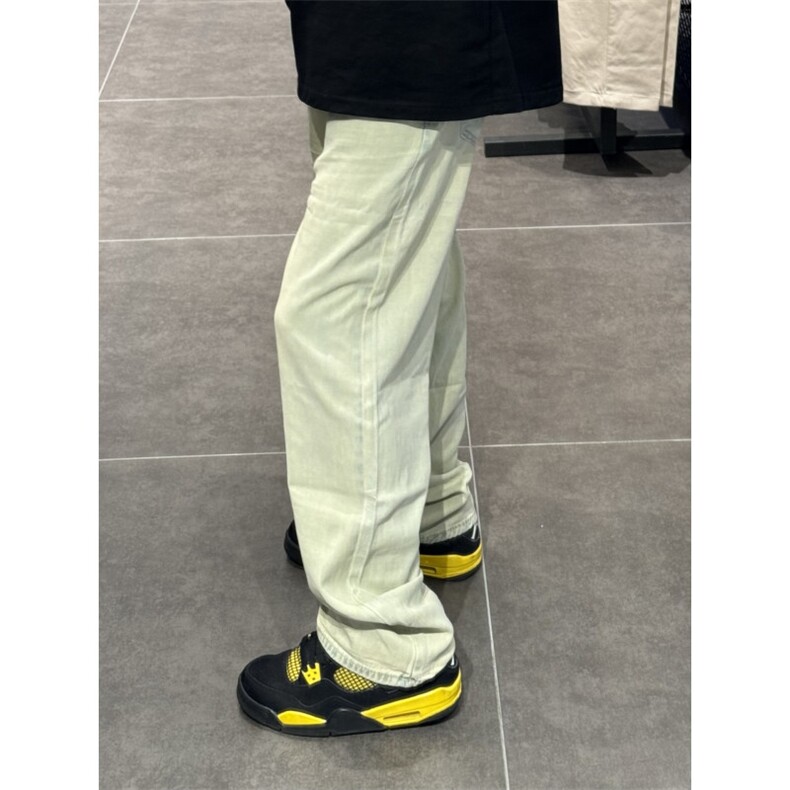 【网图】cleanfit黄泥染牛仔裤直筒美式高街vibe裤子NZ22LL-P48,男装牛仔裤,星座1007（原301D）