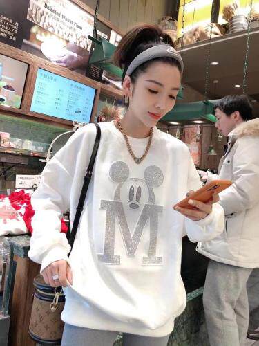 超火爆米奇′烫钻卫衣，女装卫衣/绒衫，一杭