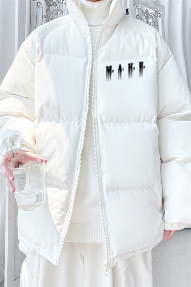 2024冬季新款旋律风车大码印花立领棉衣M-5XHM24549-28-特P50,男装棉衣,电商A022