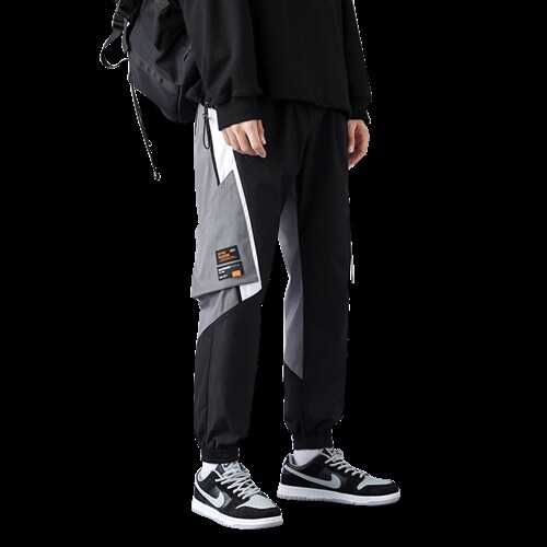 7XL-M2023春季新款港风休闲工装长裤男加肥加大码束脚裤控价79，男装休闲裤，钱塘717(原712)