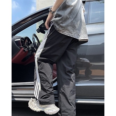 速干裤男士韩版潮流拼色百搭高街2024夏季新款ins长裤K5459-P38，男装休闲裤，星座412-3