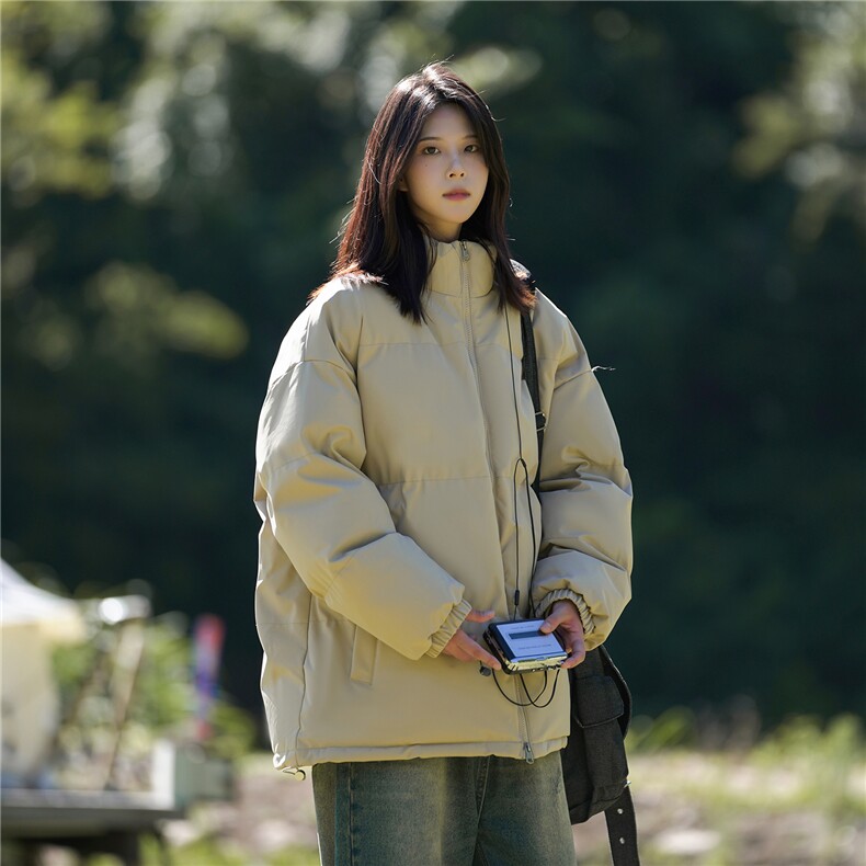 抖音得物美式潮流高品质格子三防加厚羽绒棉衣外套棉服MY5555-P68,男装棉衣,星座610B-1