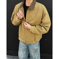 美式工装夹克水洗帆布翻领外套男xh90-特p80，男装夹克，电商B367