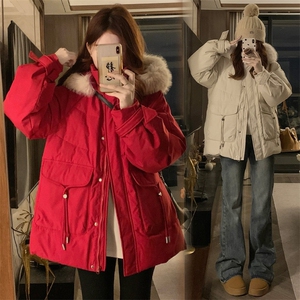 2026年秋冬季新款港风潮牌宽松百搭毛领连帽保暖棉服 ZM466-P138，男装棉衣，星座313A(原308A-2)