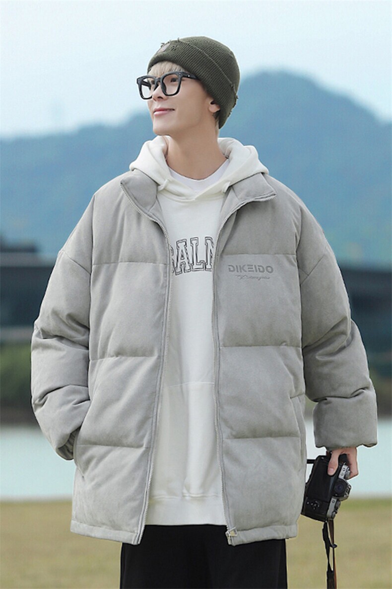 2023冬季新款cityboy大码麂皮绒印花棉衣M-5XHM22602-P115,男装棉衣,电商A022