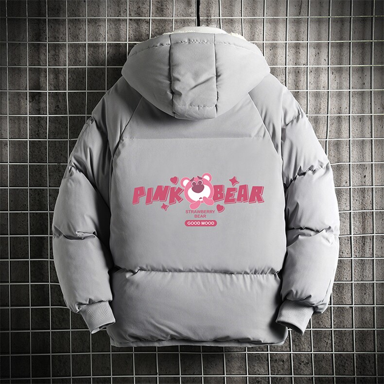 控128加绒面包服男大码羊羔毛棉衣男MY16329-P100图片
