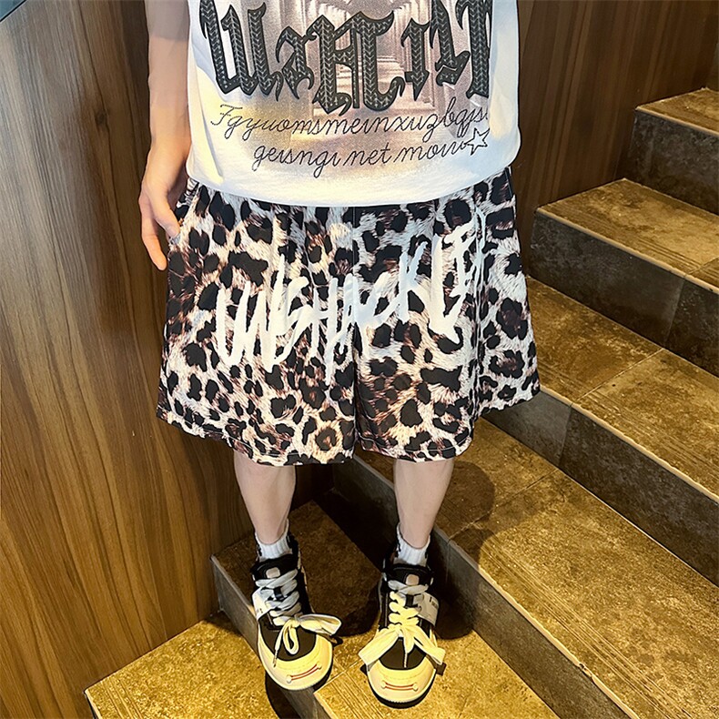 新款运动短裤男女宽松五分薄款速干休闲情侣沙滩裤夏装图片