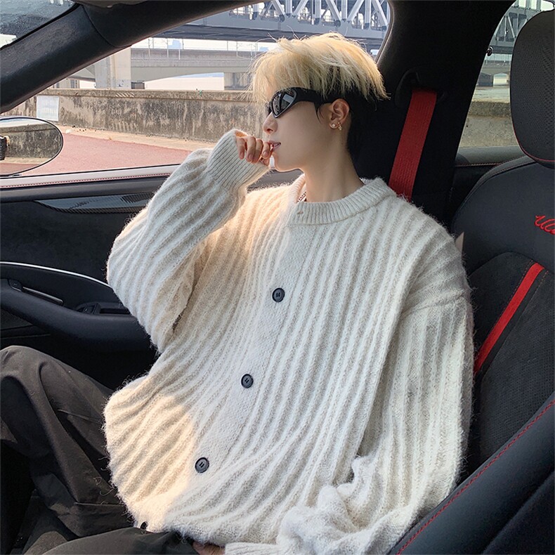 毛衣男秋冬新款港风宽松针织毛衫MYA6-P65，男装针织衫/毛衣，星座214-3