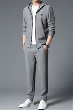 S3099-2钱塘2020-2春秋新款时尚休闲简约百搭中青年卫衣P180，男装休闲套装，钱塘207-2