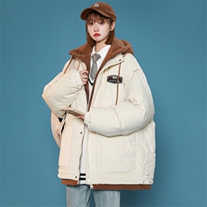 冬季中性风假两件棉衣外套加绒加厚休闲棉服男女8117-P140控价188，男装棉衣，电商A441-1