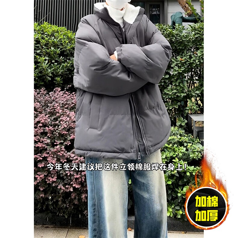 现货高品质美式高街冬季重磅三防加绒加厚羽绒棉衣厚外套棉服,男装棉衣,电商A486
