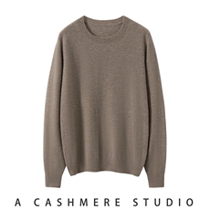 2025年秋季常规通勤时尚百搭通勤简约休闲圆领，女装羊绒衫，朝思纯山羊绒