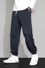 2023新款黑地板运动裤男高街ins潮牌宽松束脚休闲卫裤子A6683-P40，男装休闲裤，电商A178