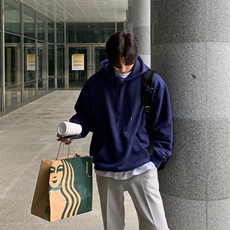 706-2-CY002秋冬男士韩版纯色连帽卫衣情侣百搭休闲外套潮，男装卫衣，星座706-2