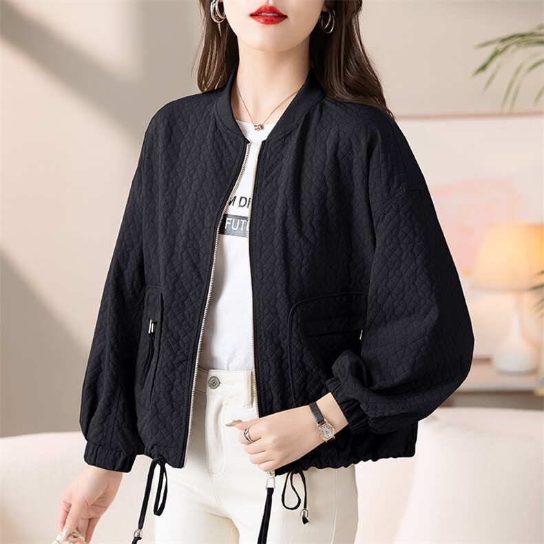 2023春款休闲宽松显瘦流行外套（不带里衬）,女装短外套,余墨