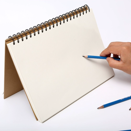 8K Утолщенные наброски книги книги «Книга» A4 Sketch Paper Painting Книга Blank 16K Ручная книжка Студент с альбомом, чтобы быстро нарисовать эту книгу картины 8 Книга Открытой художественной книги, Белая бумага для взрослых ведущих ведущих книг